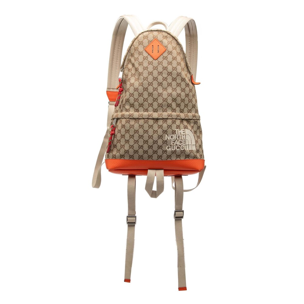 Pre-Loved Gucci The North Face Medium GG Canvas Backpack - Picture 1 of 8